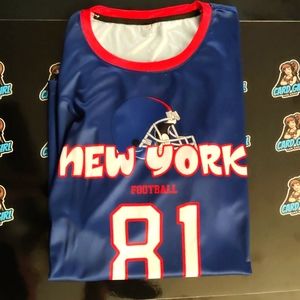 New York Giants #81 Brian Mens XL T-Shirt